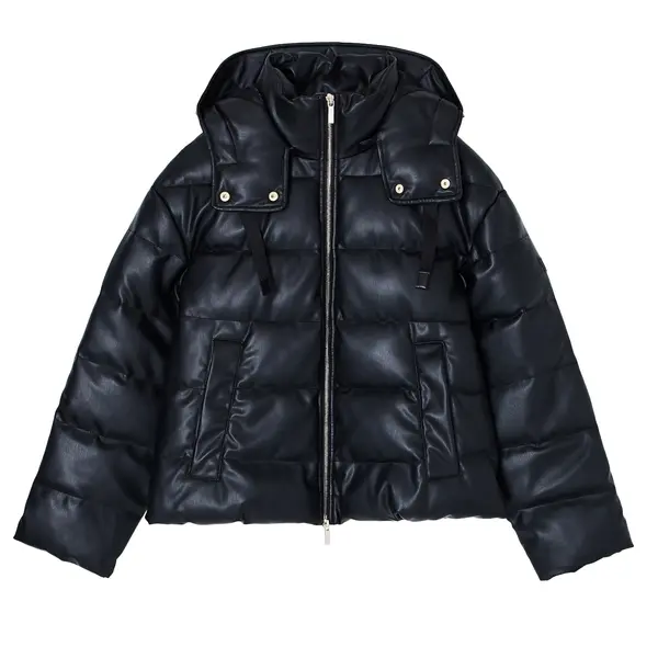 Jacket in shiny recycled fabric S
