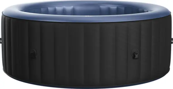 Jacuzzi rigid gonflabil MSpa - Bergen, rotund, 8 locuri, 1120 l, negru/albastru