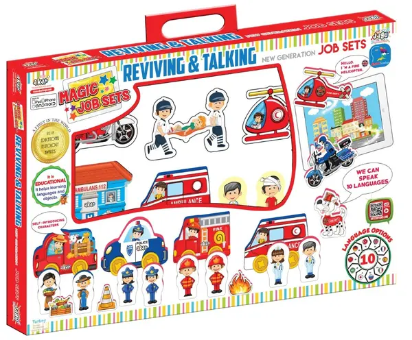 Jagu Talking Toy Set - Spital, 16 piese