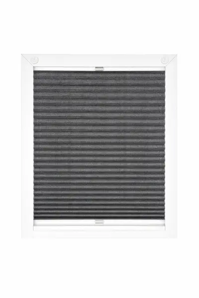 Jaluzea plisată semitransparentă ORVI1306 – Culoare gri texturat