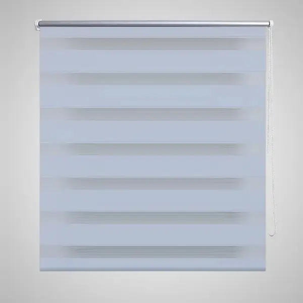 Jaluzea tip zebra, 140 x 175 cm, alb