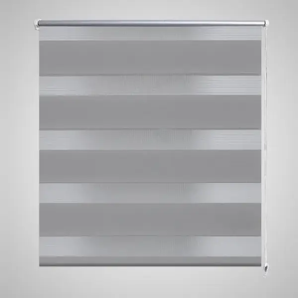 Jaluzea tip zebra, 70 x 120 cm, gri