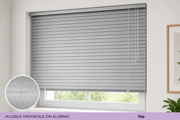 JALUZELE ORIZONTALE DIN ALUMINIU PERFORATE 58P
