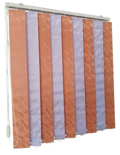 Jaluzele verticale BEATA 9609 / 9613 somon lila – jaluzele verticale moderne complete cu prindere pe tavan
