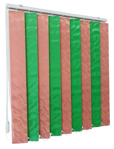 Jaluzele verticale BEATA 9609 / 9620 somon verde – jaluzele verticale moderne complete cu prindere pe tavan