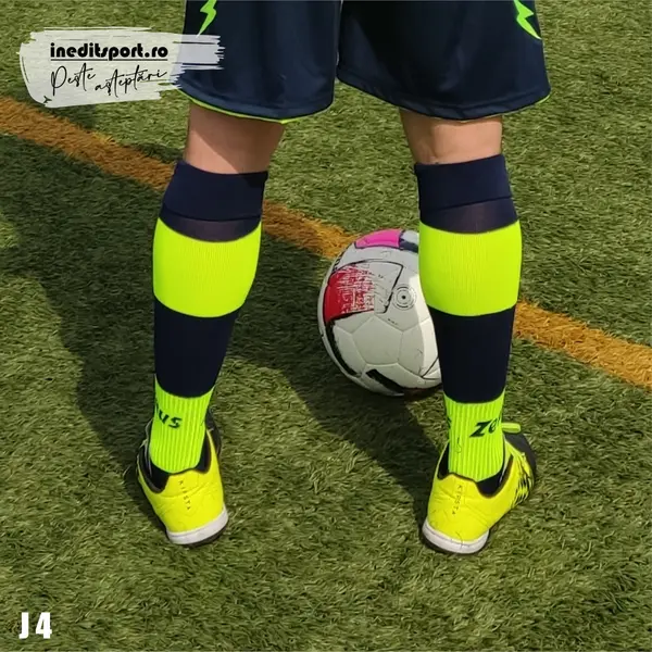 Jambiere Zeus Parma, M2 - J4 M2 (34-38), Galben Fluo-Bleumarin