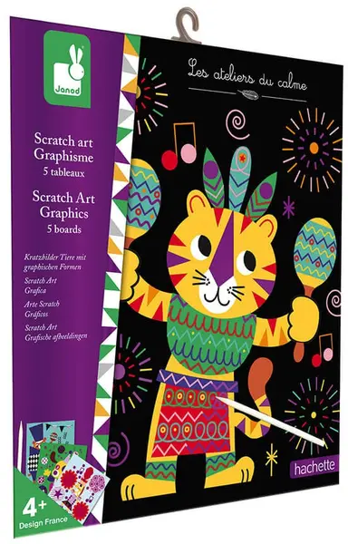 Janod Scratch Cards - Carnaval