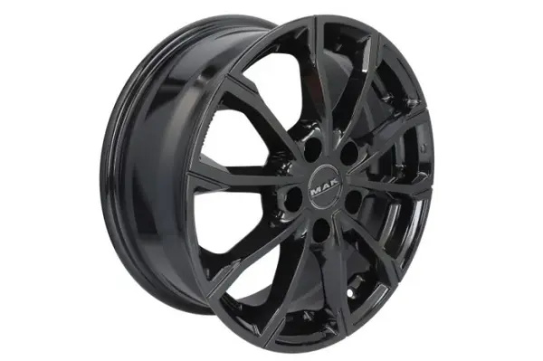 Janta aluminiu 6,5x16, 5x114,3, CH 66,1, ET: 50 model MAK DaVinci, Negru Lucios