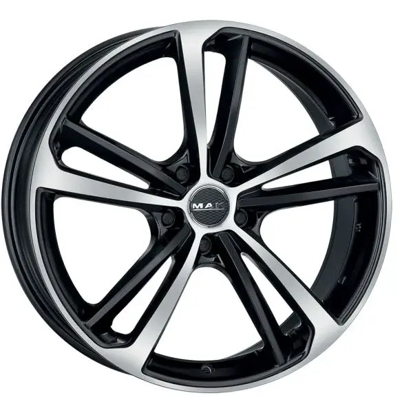 Janta aluminiu 8x19, 5x112, CH 76, ET: 42; potrivit MERCEDES A (V177), A (W176), A (W177), B SPORTS TOURER (W245) 08.73- MAK Nurburg Black Mirror