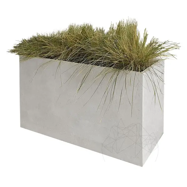 Jardiniera Fioriera - Piatra Sinterizata, 40X80X2XH40 Economy