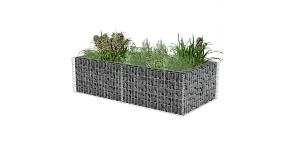 Jardiniera gabion 180 x 90 x 50 cm