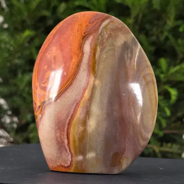 Jasp policrom sculptura forma libera model 3 Africa