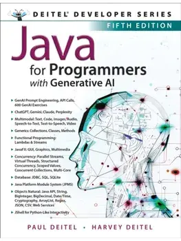 Java for Programmers. with Generative AI, 5 ed, Paperback/Harvey Deitel