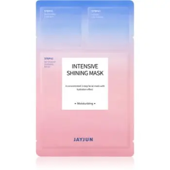Jayjun Intensive Shining mască iluminatoare în 3 pași