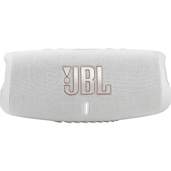 JBL Boxa portabila JBL Charge 5, Bluetooth, Pro Sound, IP67, PartyBoost, Powerbank, Alb