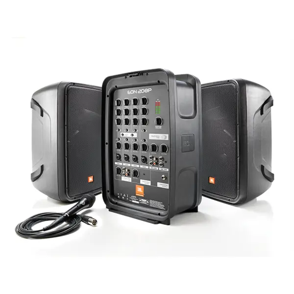 JBL Boxe active portabile 300W JBL EON 208P, 2 cai, mixer incorporat