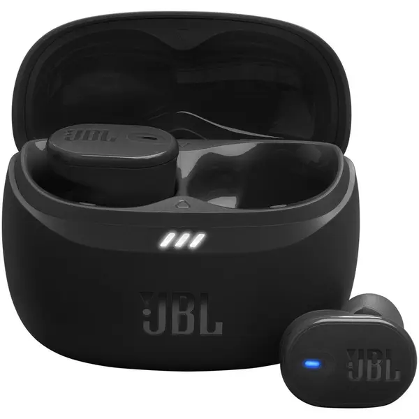 JBL Casti In-Ear JBL Tune Buds 2, JBLTBUDS2BLK, True Wireless, Bluetooth, ANC, Autonomie 48 ore, IP54, Multi-point, Negru
