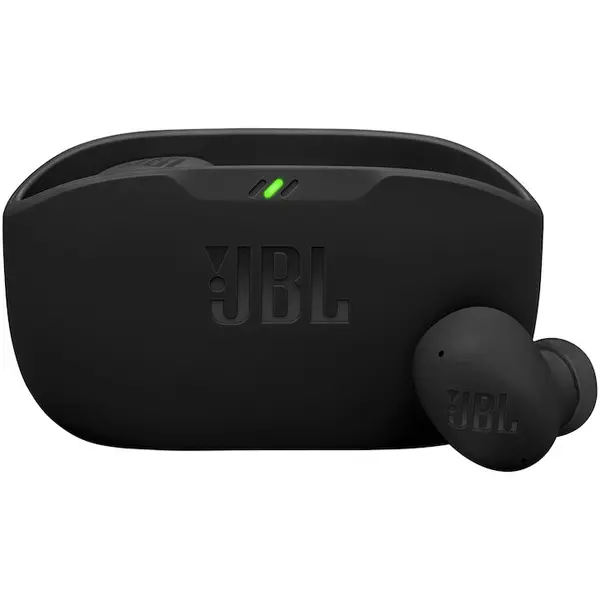 JBL Casti In-Ear JBL Wave Buds 2, True Wireless, Bluetooth, ANC, IP54, Autonomie 40 ore, Multi-Point, Negru