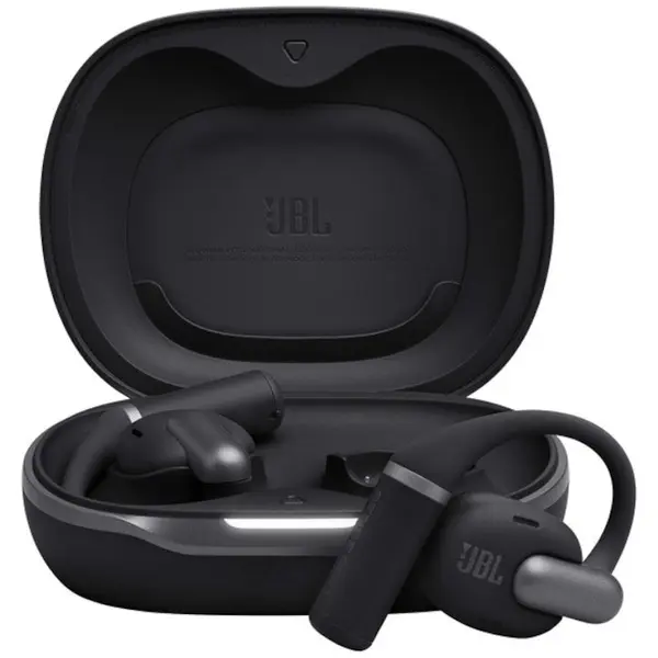 JBL Casti Open-Ear JBL Sense Pro, True Wireless, Bluetooth, Hi-Res Audio, 4 microfoane, Multipoint, Autonomie 38 ore, Negru