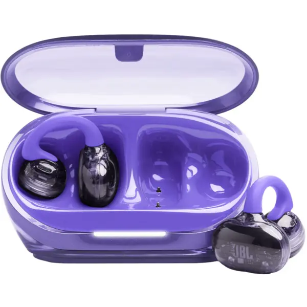 JBL Casti Open-Ear JBL Soundgear Clips, True Wireless, Bluetooth, 4 microfoane, Multipoint, Autonomie 32 ore, IP54, Mov