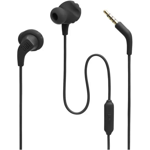 JBL Casti sport in-ear JBL Endurance Run 2, Pure Bass, Sweatproof, Negru
