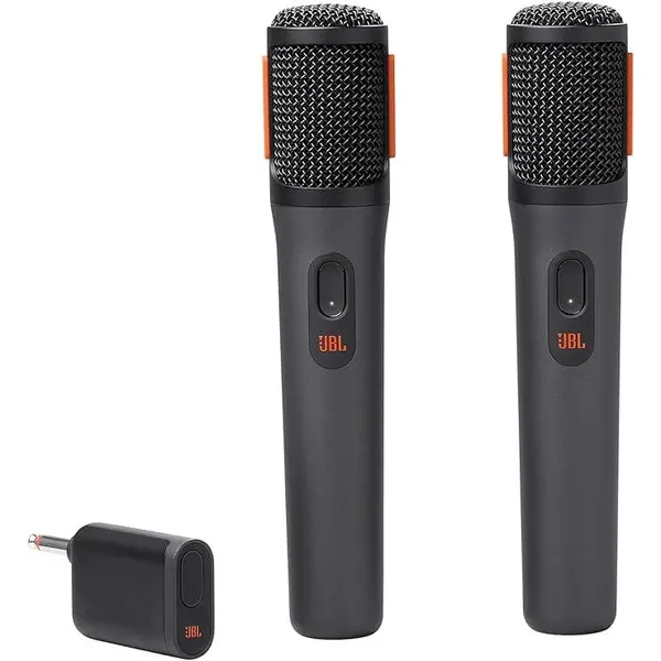 JBL Set 2 microfoane JBL Partybox Wireless Mic, Negru, JBLPBWIRELESSMIC