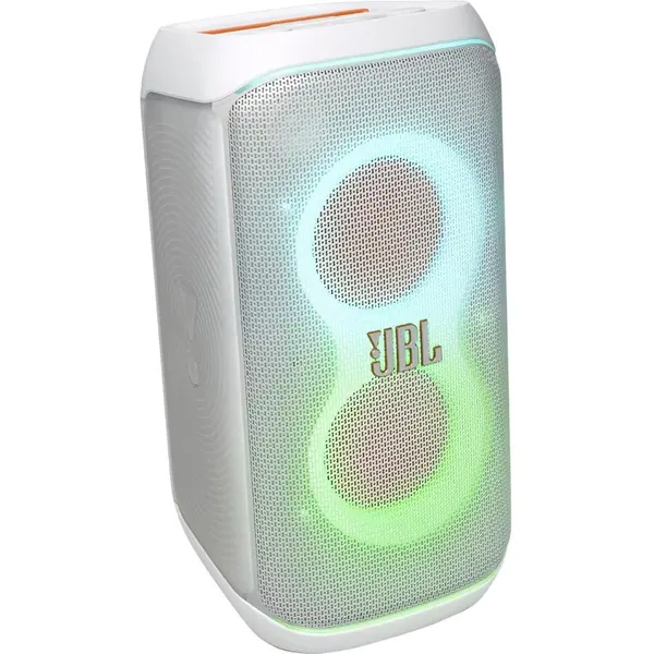 JBL Sistem audio portabil JBL Partybox Club 120, 160W RMS, Baterie detasabila, IPX4, Auracast, AI Sound Boost, Alb