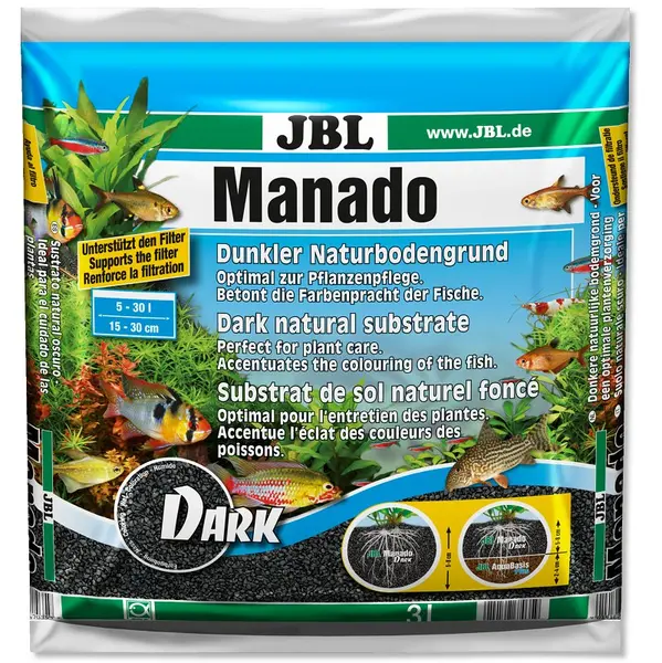 JBL Substrat Decorativ Manado Dark 3 L