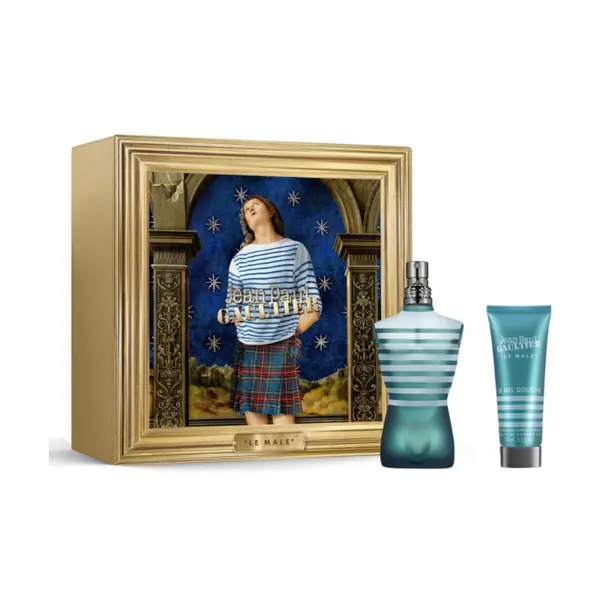 Jean Paul Gaultier Le Male Set cadou pentru barbati Volum EDT 125 ml + 75 ml gel de duș