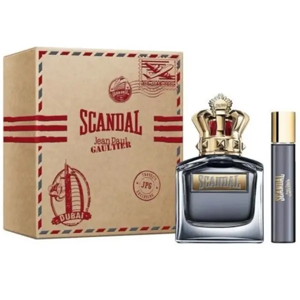 Jean Paul Gaultier Scandal Pour Homme Set cadou pentru bărbați Volum 100 ml EDT + EDT 20 ml