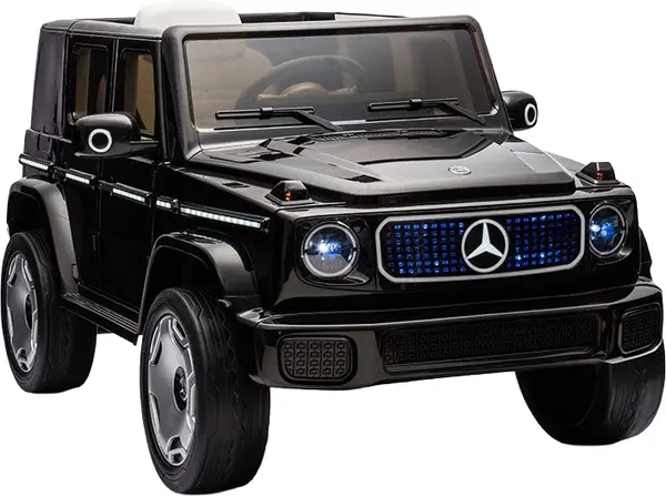 Jeep electric cu baterie Felyx Toys - Mercedes Benz, cu control parental, negru