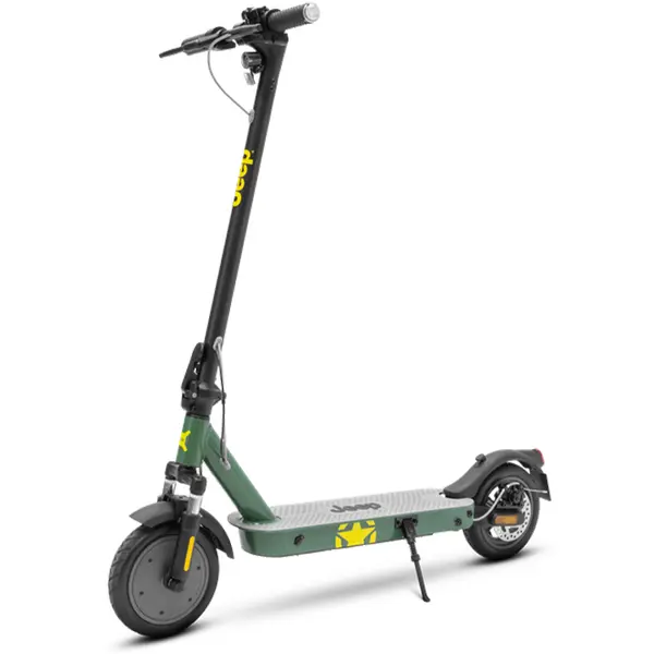 JEEP Trotineta Electrica Jeep JAF DUAL Motor 500W, Viteza 25Km/h, Autonomie 30Km, Negru-Verde