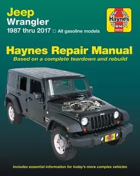 Jeep Wrangler, 1987 Thru 2017 Haynes Repair Manual: All Gasoline Models - Based on a Complete Teardown and Rebuild, Paperback/Haynes Publishing