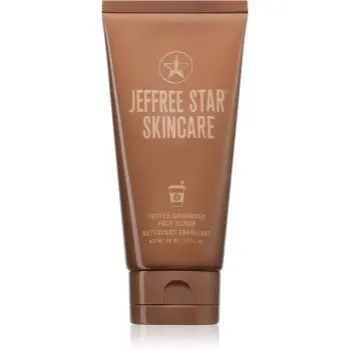 Jeffree Star Cosmetics Coffee Grounded Face Scrub demachiant cu efect de peenling
