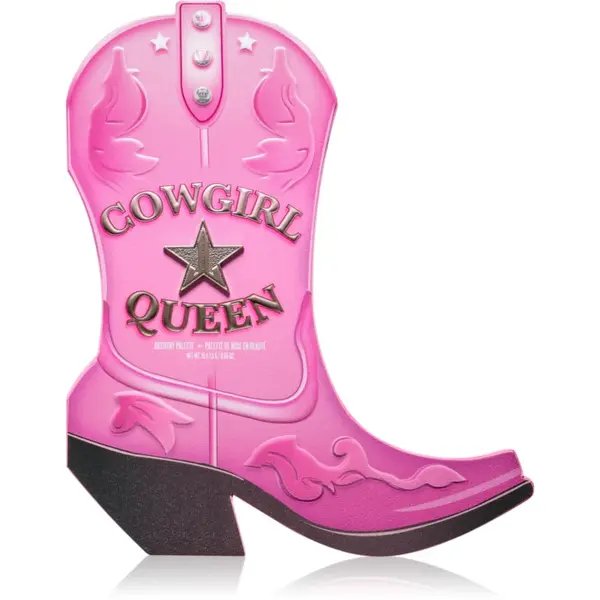 Jeffree Star Cosmetics Cowgirl Queen Artistry Palette paletă cu farduri de ochi 15x15 g