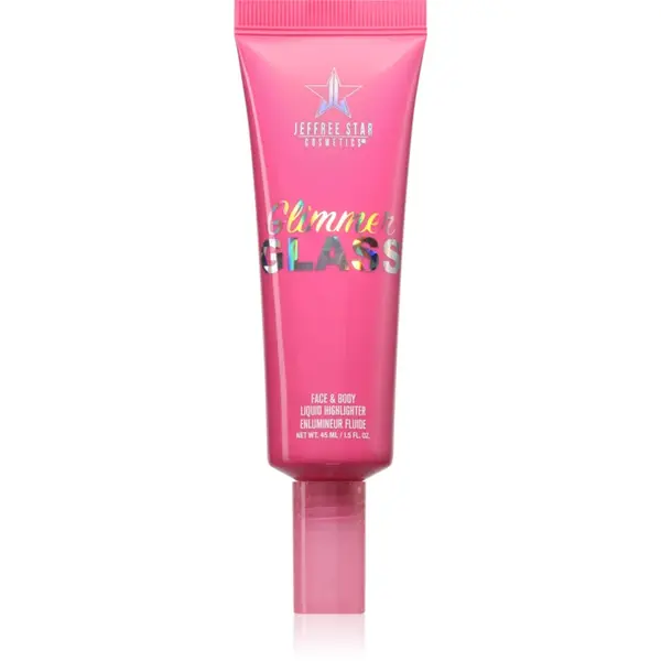 Jeffree Star Cosmetics Glimmer Glass Face & Body Highlighter iluminator lichid corp si fata culoare Diamond In The Muff 45 ml