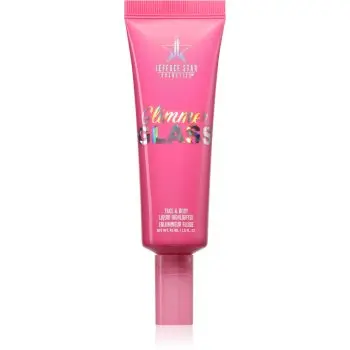 Jeffree Star Cosmetics Glimmer Glass Face & Body Highlighter iluminator lichid corp si fata