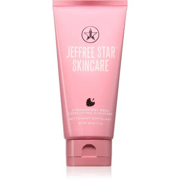 Jeffree Star Cosmetics Jeffree Star Skin Strawberry Water gel exfoliant de curățare 80 ml