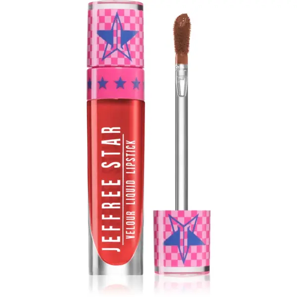 Jeffree Star Cosmetics Velour Liquid Lipstick ruj de buze lichid culoare Warped Tour Red 5.6 ml