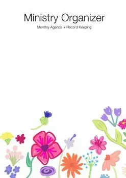 Jehovah's Witnesses Ministry Organizer, Month at a Glance Agenda + Records + Notes, Paperback/Ministry Organizer