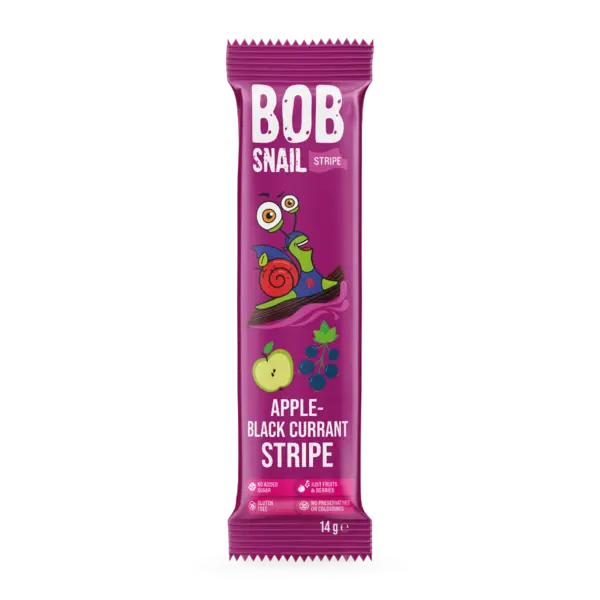 Jeleu cu mere si coacaze, 14g, Bob Snail