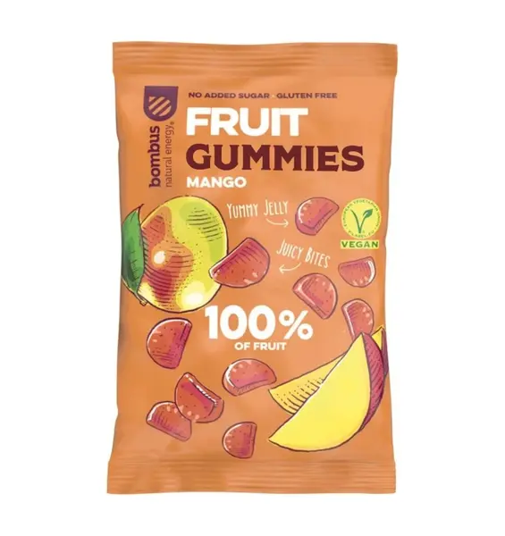 Jeleuri de fructe cu mango, 35 g