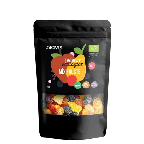Jeleuri Ecologice Mix Fructe, 100g, Niavis