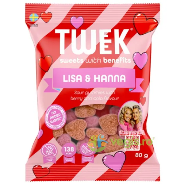 Jeleuri Moi Cola Crush cu Aroma de Fructe de Padure si Cola cu Stevie fara Zahar Adaugat 80g
