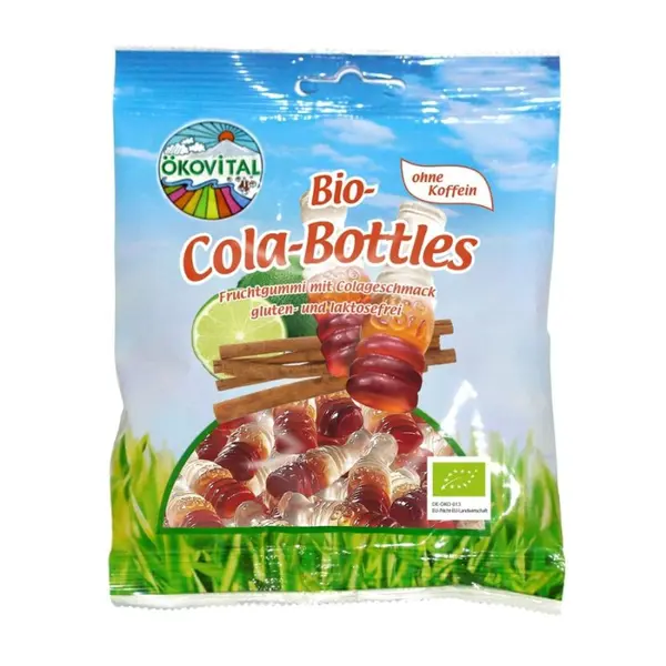 Jeleuri sticlute de Cola fara gluten si cofeina, eco - 80 g