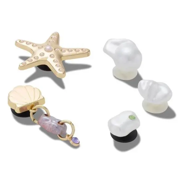 Jibbitz Crocs Gold Sea 5 Pack