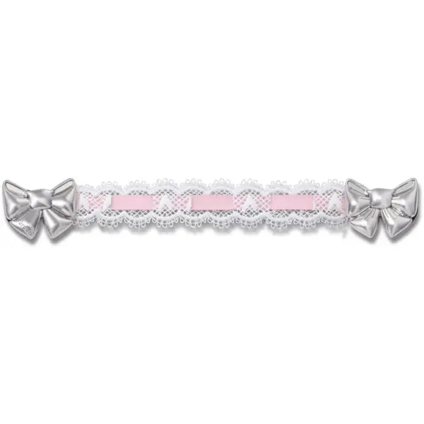 Jibbitz Crocs Lace and Pink Ribbon Chain