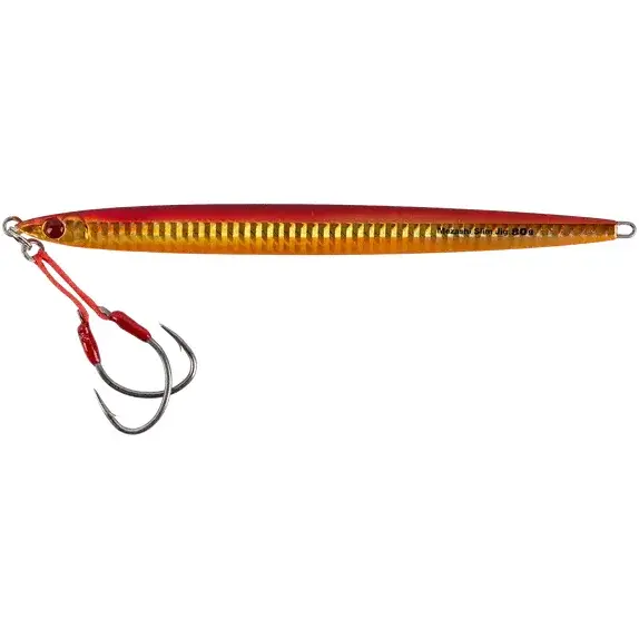 Jig Mezashi Slim Red Gold Glow 80g 16cm