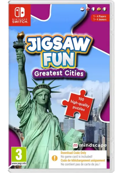 Jigsaw Fun Greatest Cities (Code in a box) Нинтендо Суич