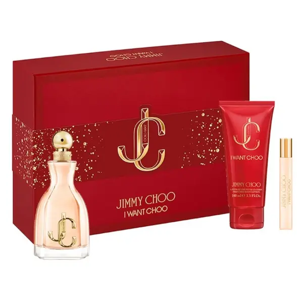 Jimmy Choo I Want Choo Set cadou pentru femei Volum 100 ml EDP + 7,5 ml EDP + 100 ml loțiune de corp